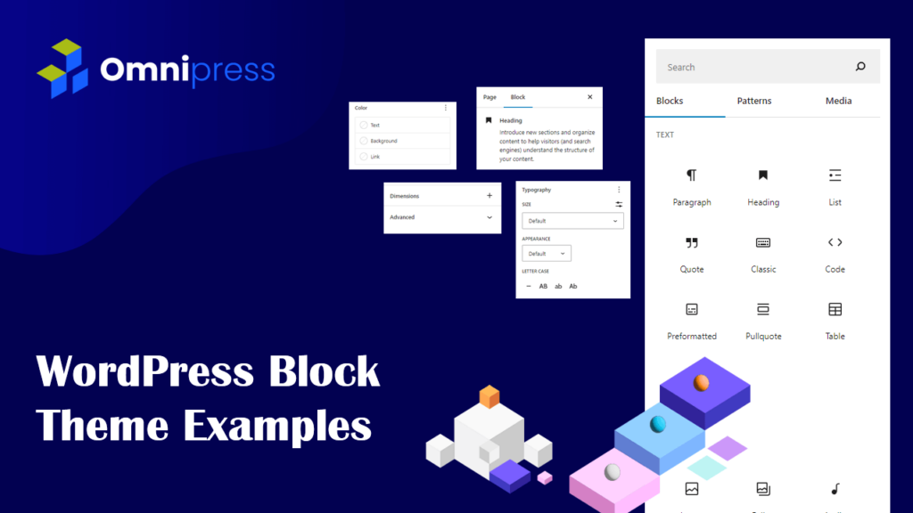 Unleashing Creativity with WordPress Block Theme Examples Omnipress Team